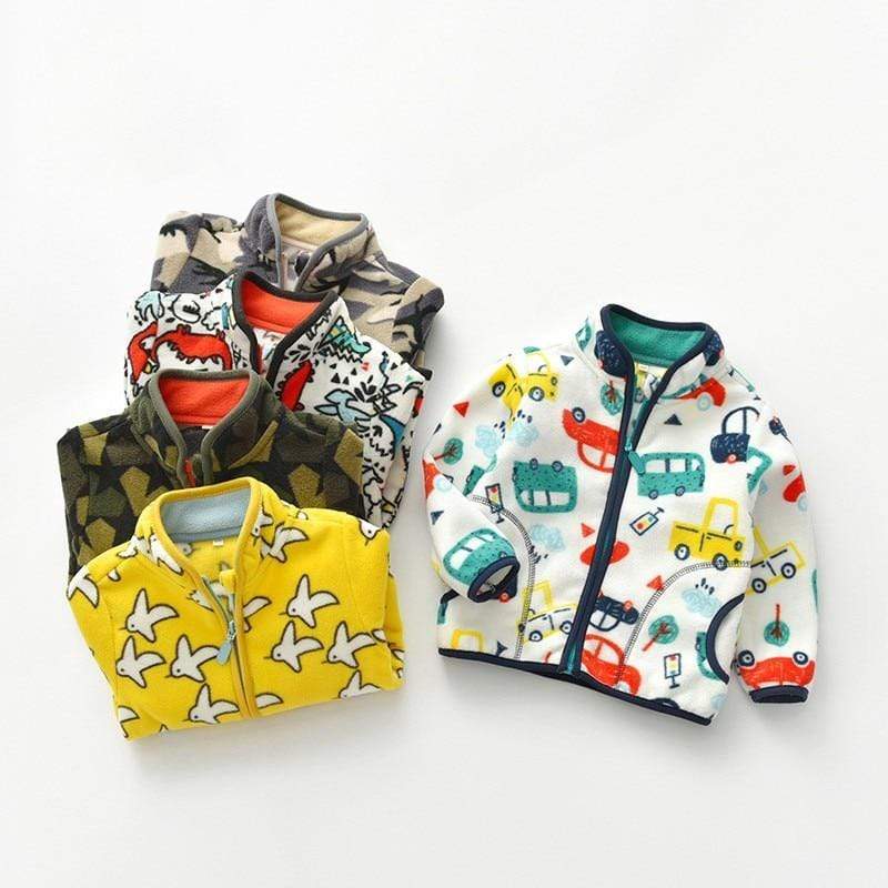 Boy's Clothing Autumn Fleece Jackets for Boys
