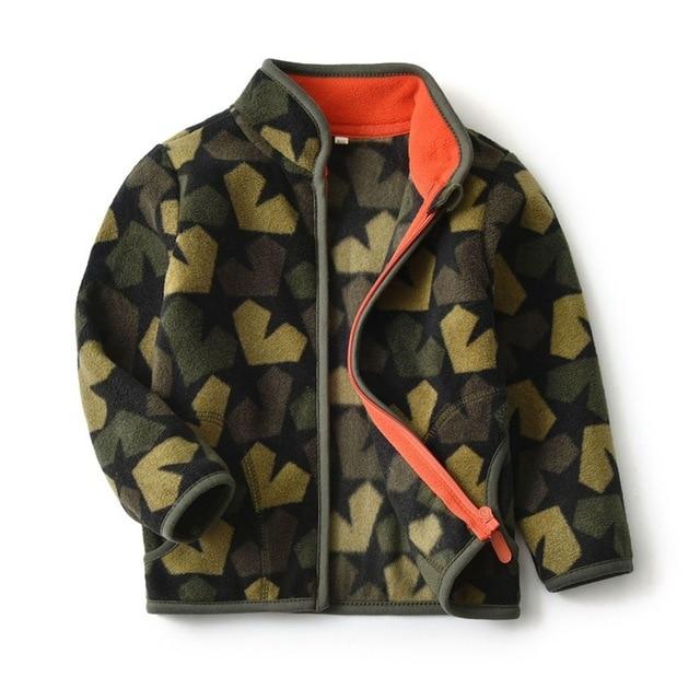 Boy's Clothing green / 4T Autumn Fleece Jackets for Boys