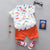 Boy's Clothing White Dinos / 24M Fun Top And Bottoms Sets