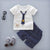 Boy's Clothing White Tie / 4T Fun Top And Bottoms Sets