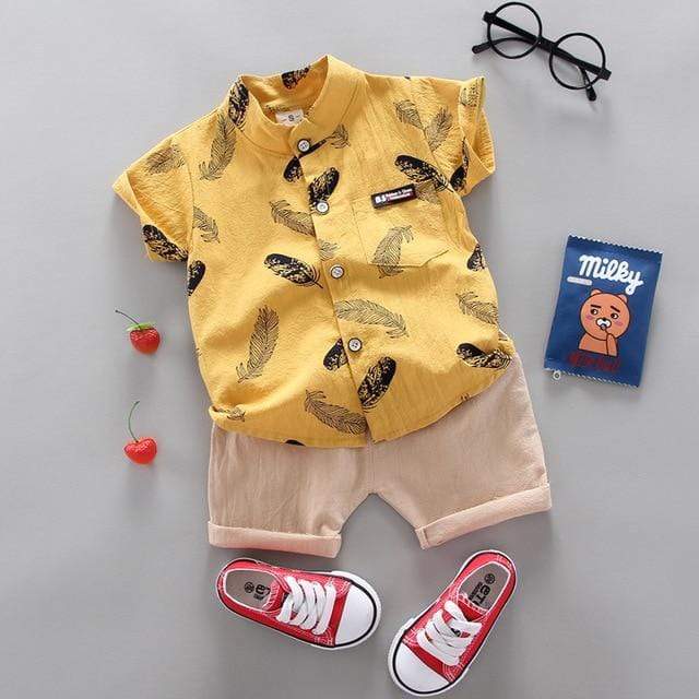 Boy's Clothing Yellow / 4T Fun Top And Bottoms Sets