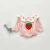 Pink Romper / 3M Funny Yolk/Strawberry/Avocado Sweatshirt