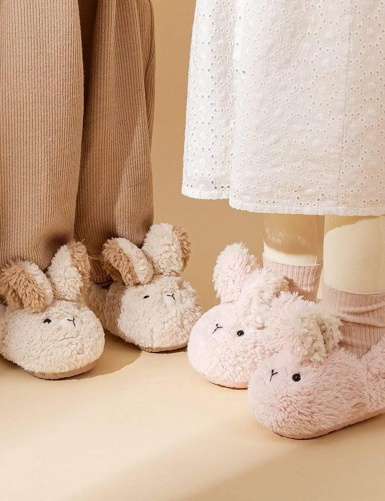 Girls bunny slippers online