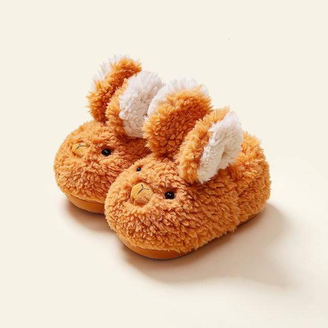 Orange / 140 Fur Cute Slippers