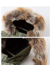 Girl&#39;s Clothing fur hooded down coat