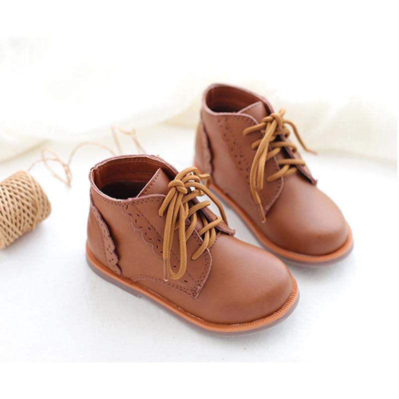 Accessories Genuine Leather Children Boots