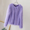 Purple / 24M Girl Fur Coat Children