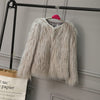 Gray / 24M Girl Fur Coat Children