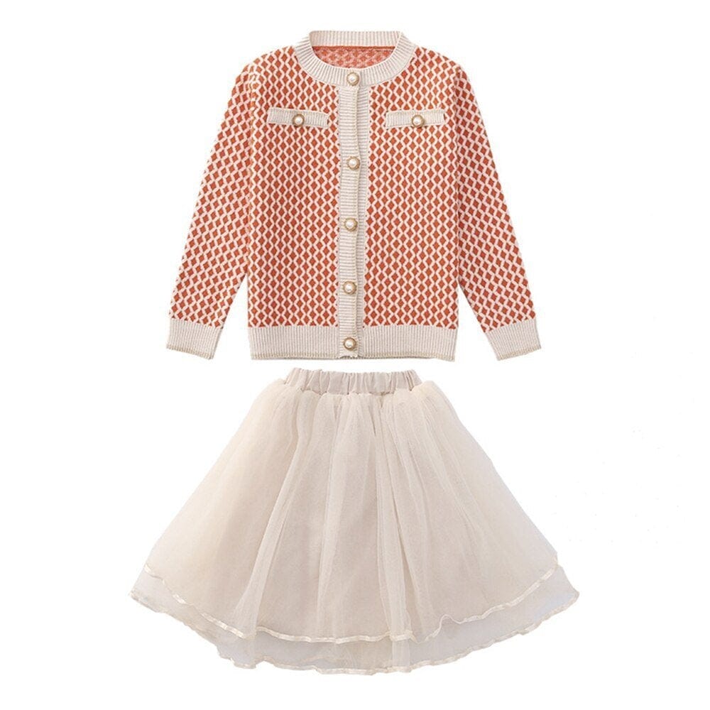 Girl Lace Floral Princess Dress