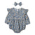 A / 24M Girl’s 2Pcs Floral Printed Romper