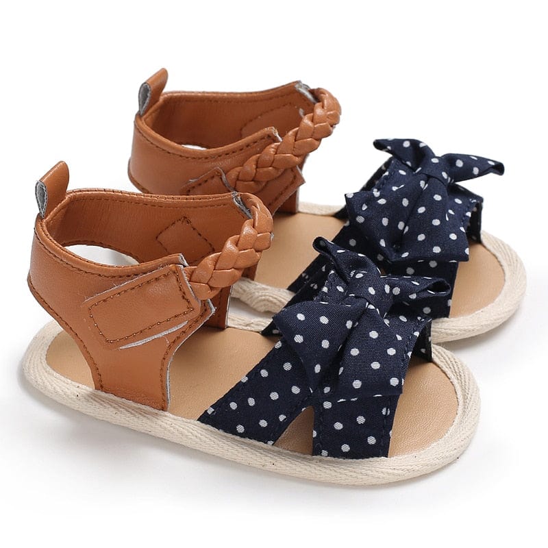 deep bule / 0-6 Months / China Girl Sandals