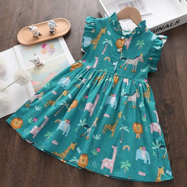 AH4327Green / 7T Girl Sweet Dresses