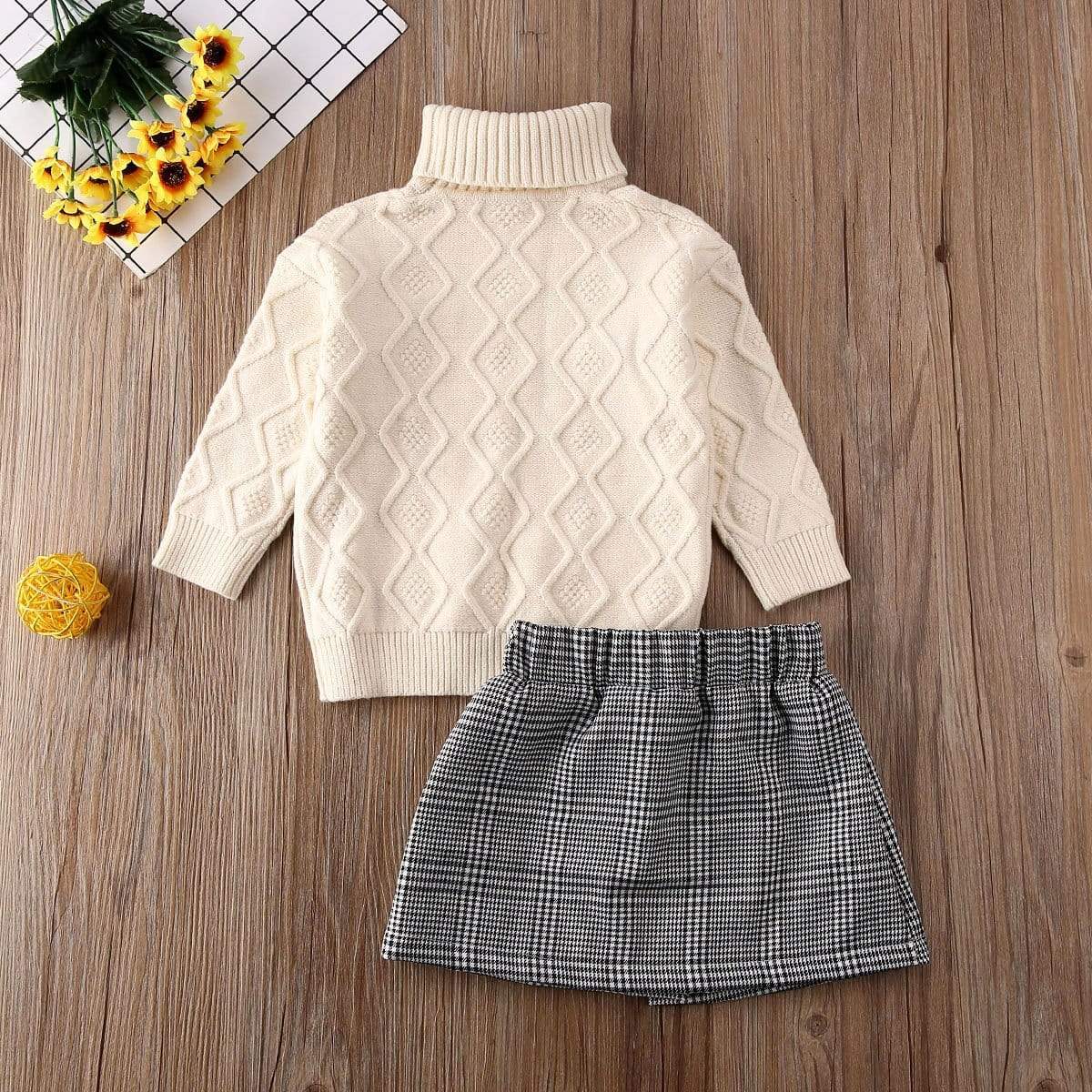 Girl's Clothing Girl Turtleneck Sweater Outfit