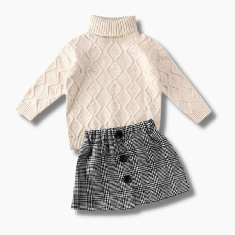 Girl&#39;s Clothing Girl Turtleneck Sweater Outfit