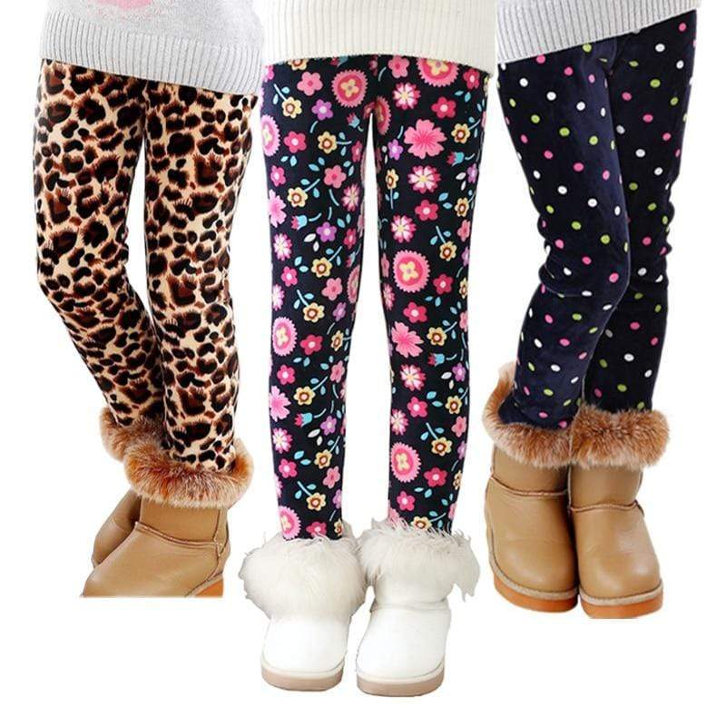 Girl's Clothing Girl Velvet Legging Pants