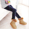 Girl&#39;s Clothing Polka dot / 2T Girl Velvet Legging Pants