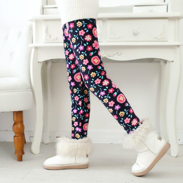 Girl's Clothing Flowers / 2T Girl Velvet Legging Pants