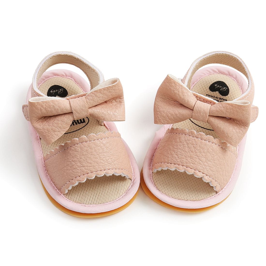 H2 / 0-6 Months / China Girls Bowknot Princess Shoes