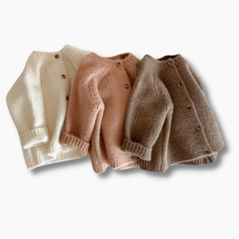 Girl's Clothing Girls Button-Up Knitted Cardigan