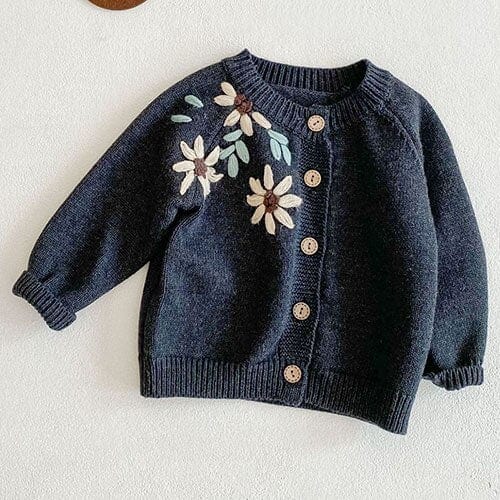 Deep Blue / 3M Girls Cardigan