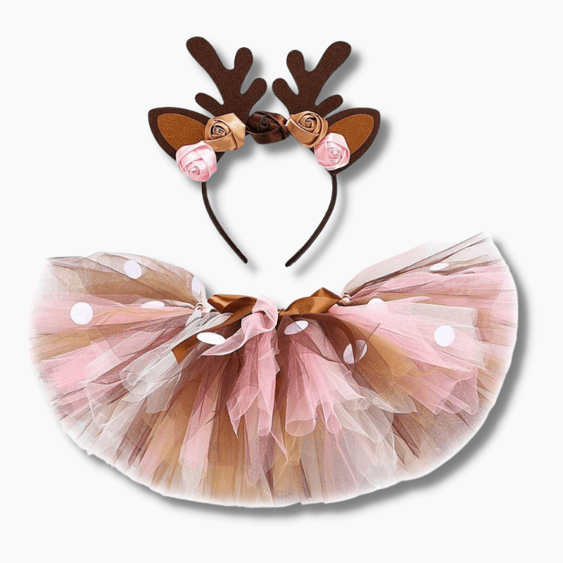 Girl's Clothing Girls Deer Tutu Skirt Outfit