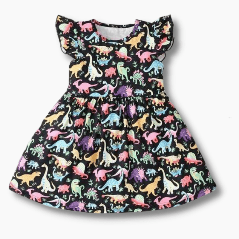 Girl's Clothing Girls Dinosaur  Dress