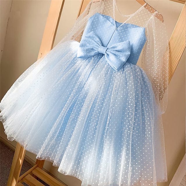 blue dress for baby girl Colorful Light Up Princess Dress Set for Girls Halloween Party Birthda main image 1