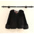 Black / 24M Girls Fur Coat Elegant