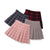 Girls Pleated Plaid Skirt