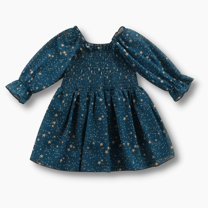 Girls Star Print Dress