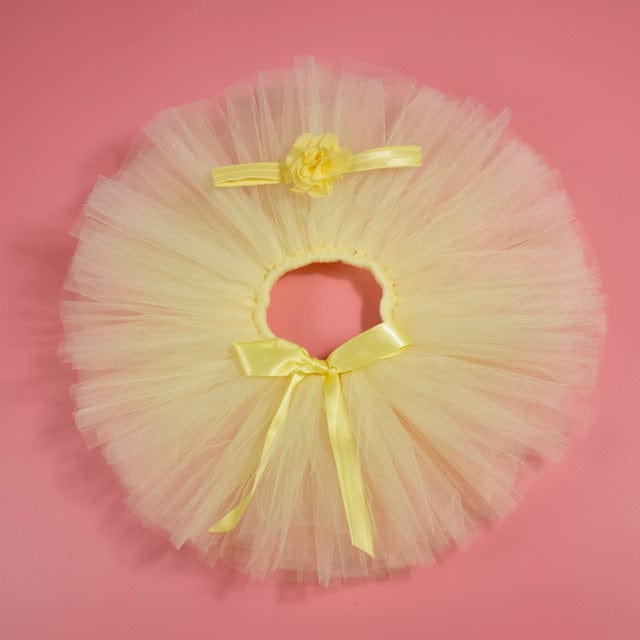 Girls Tutu Skirt & Headband Set