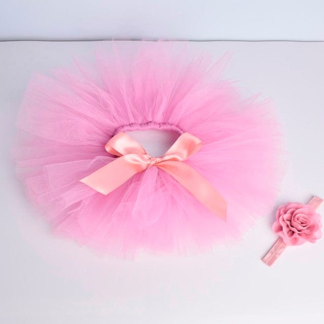 Girls Tutu Skirt & Headband Set