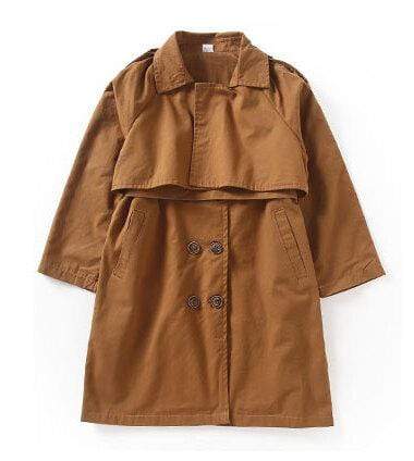 Boy's Clothing Brown / 160cm (40-45kg) High Quality Long Coat