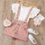 Girl's Clothing white / 6 Hollow Flying Sleeve Outfit