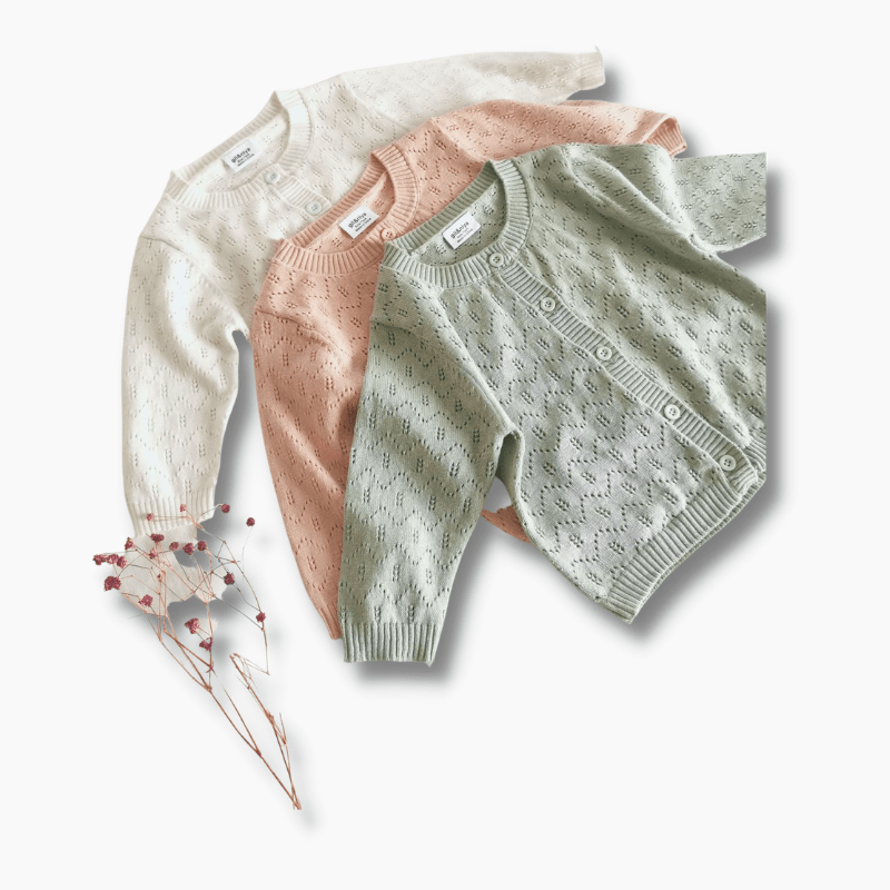 Girl's Clothing Hollow Knitted Cardigan