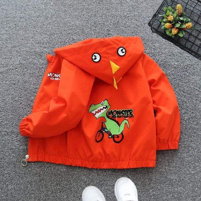 Boy's Clothing Riding Jacket Orange / 12M Hooded Outerwear