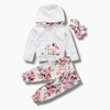 Girl&#39;s Clothing Hooded Tops Floral Pants