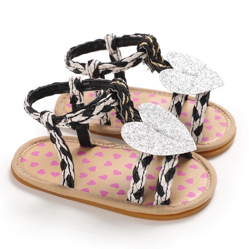 Infant Baby Girl Princess Weave Sandals