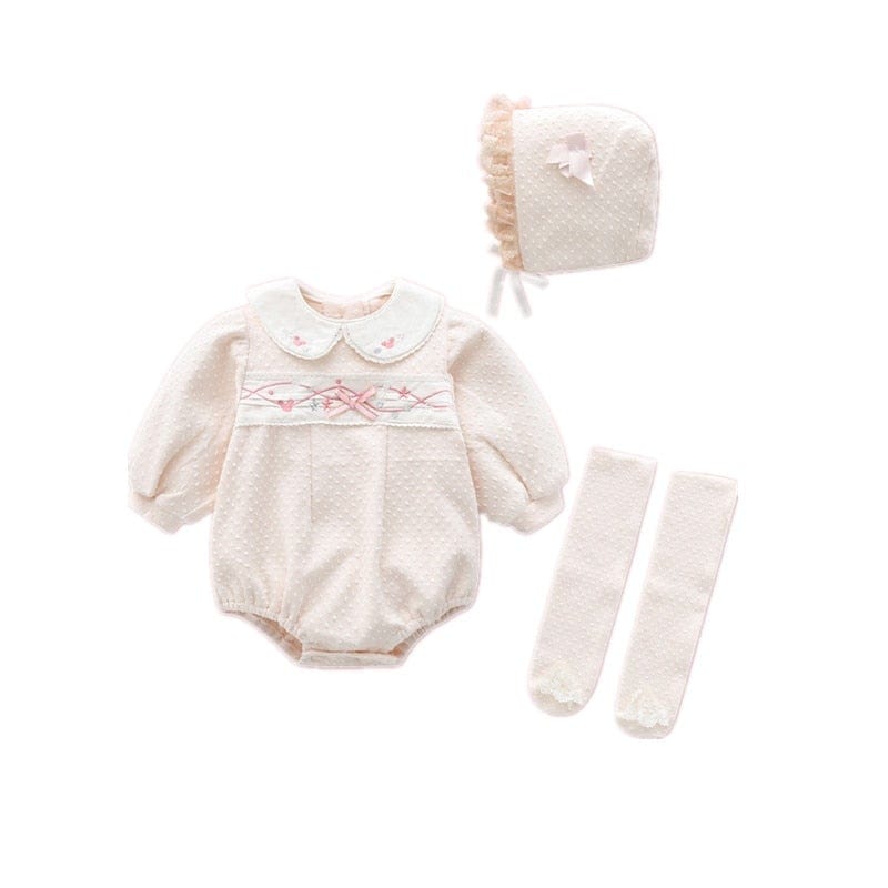 Infant Bodysuits+Leggings+Hat