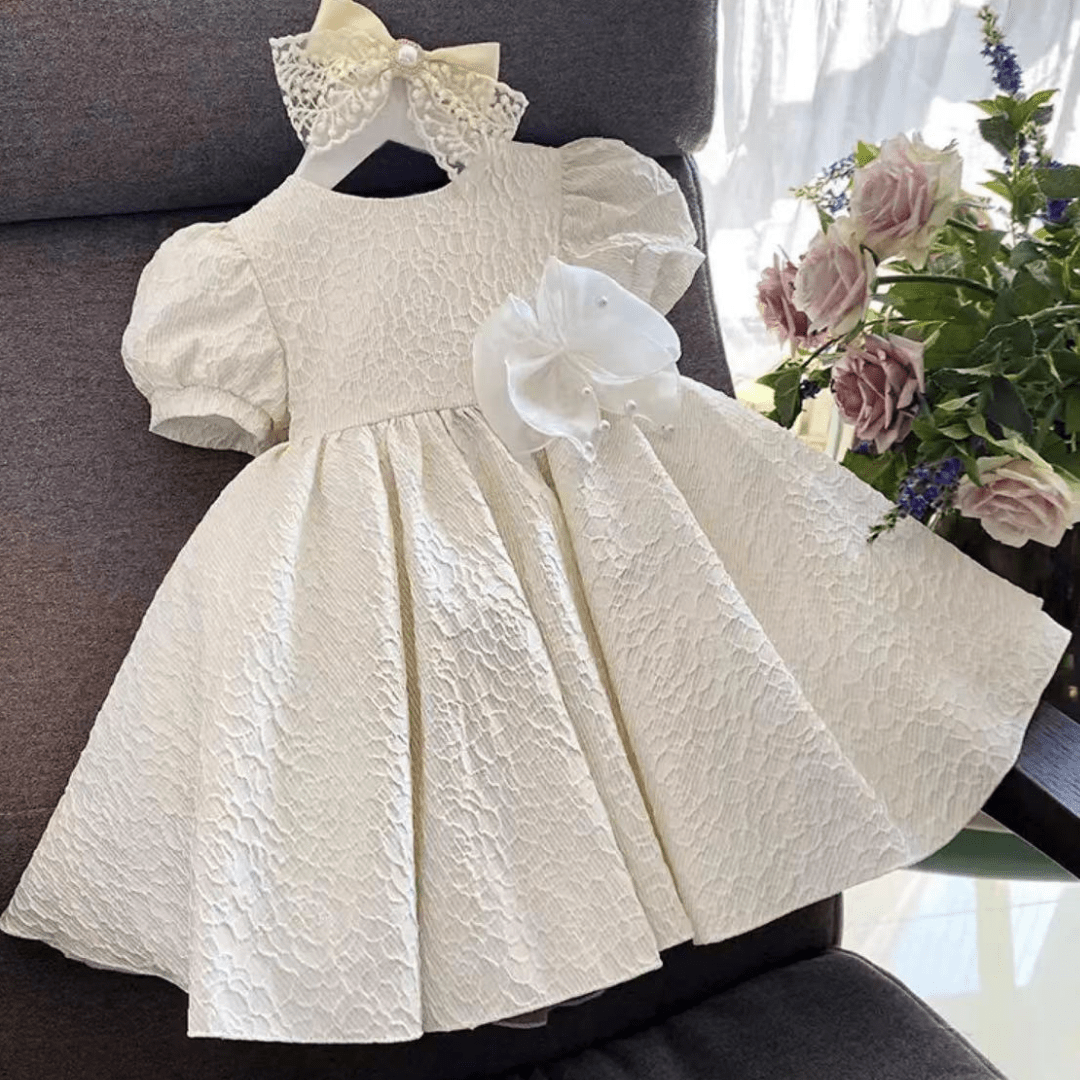 Ivory Lace Flower Girl Dress