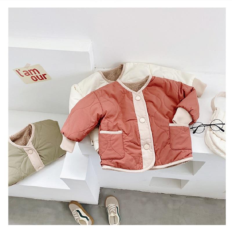 Girl's Clothing Jacket Down Cotton Outerwear