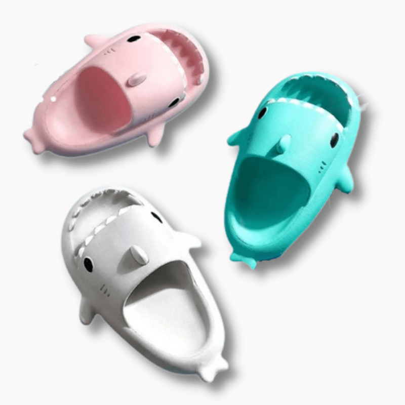 Kids 3D Shark Slippers