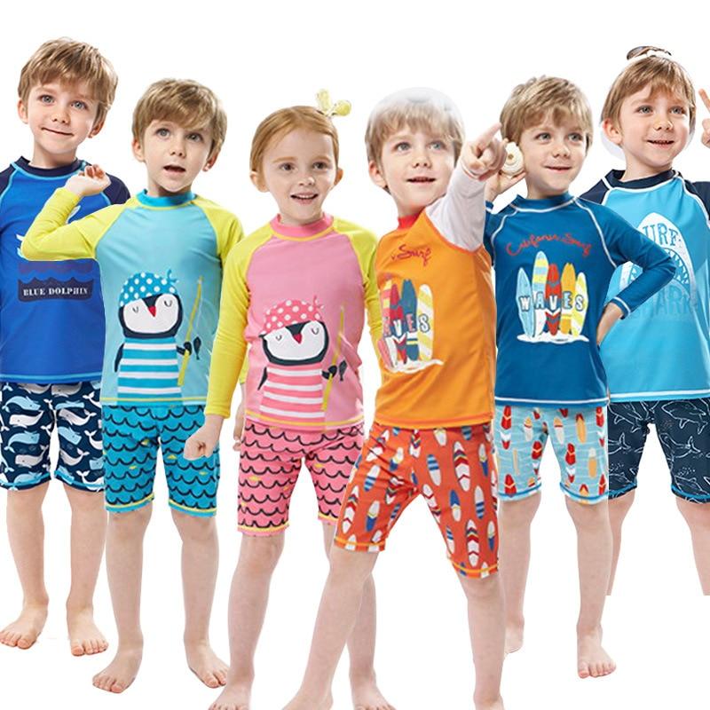 unisex Kids Active Swimwear