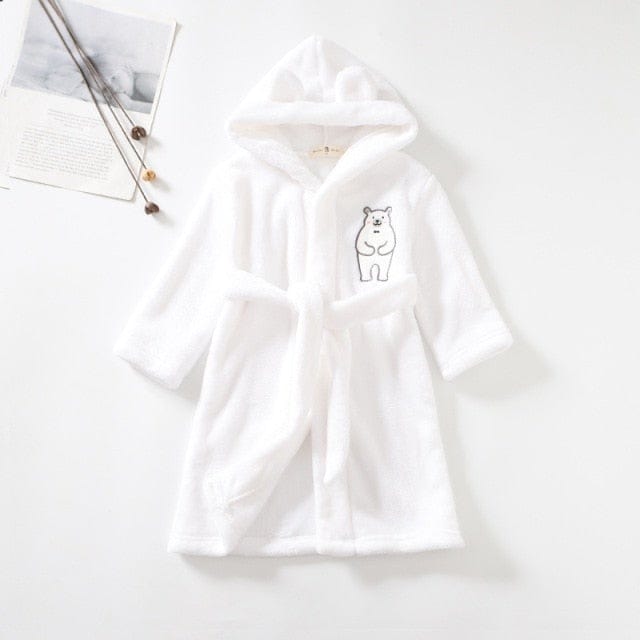 white / 12M / China Kids Bathrobe