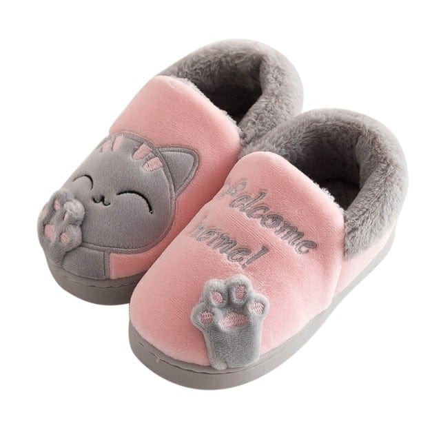 PK / 9-9.5Years / SPAIN Kids  Cartoon Cat Non-slip Shoes