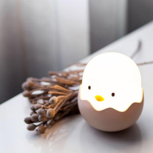 Qwifyu Kids Night Light, Cute Creative Egg Shell Baby Night Light