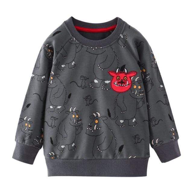 Boy's Clothing Monster / 5T Kids Cotton Sweatshirts