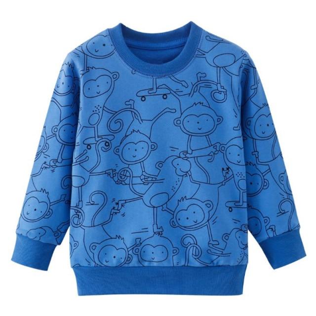 Boy's Clothing Blue / 3T Kids Cotton Sweatshirts