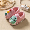 Shoes Pink / 22(Insole 21 cm) Kids Dino Warm Slippers