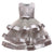 Kids Elegant Pearl Cake Princess Dress